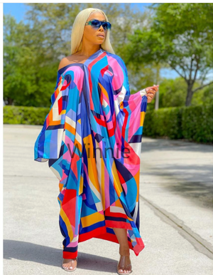 Boho Summer Beach Maxi Dress - Abito lungo musulmano in caftano di