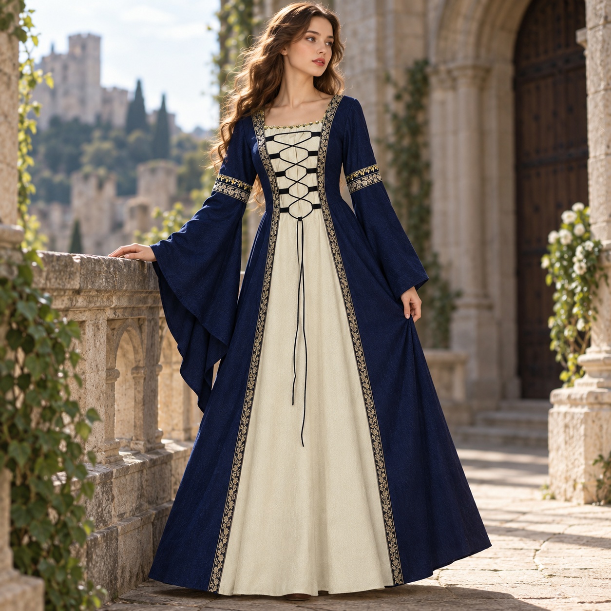 Dresses - Abito lungo a maniche lunghe con