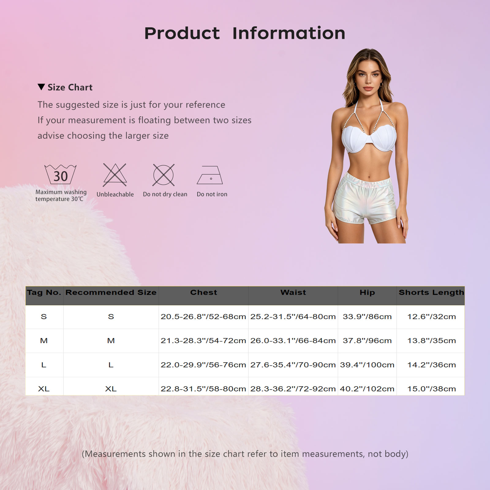 Tops - Costume da bagno metallizzato lucido da