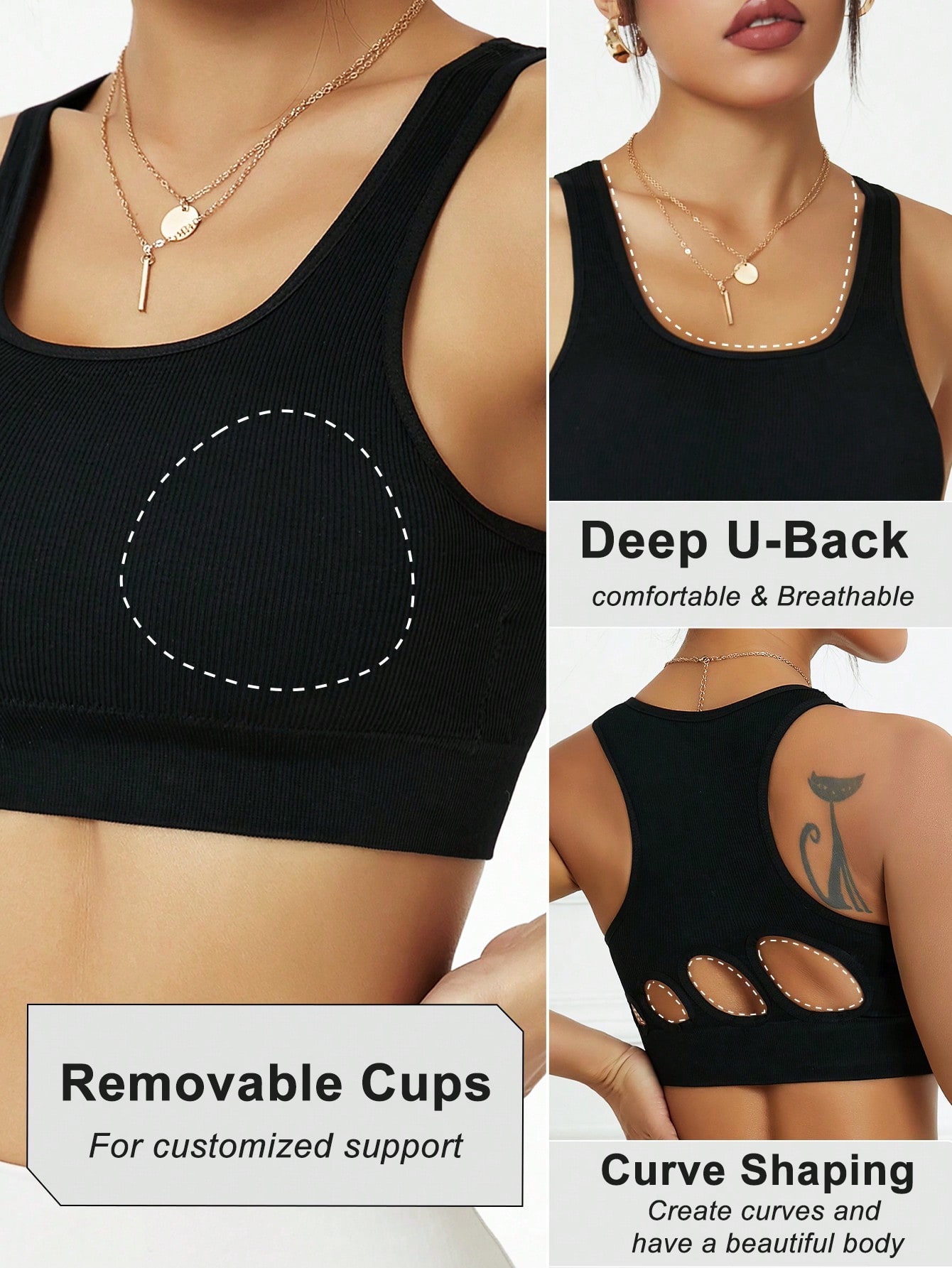 Reggiseno Sportivo da Donna Se - Seamless Ribbed Workout Tank Top recensione e prezzo