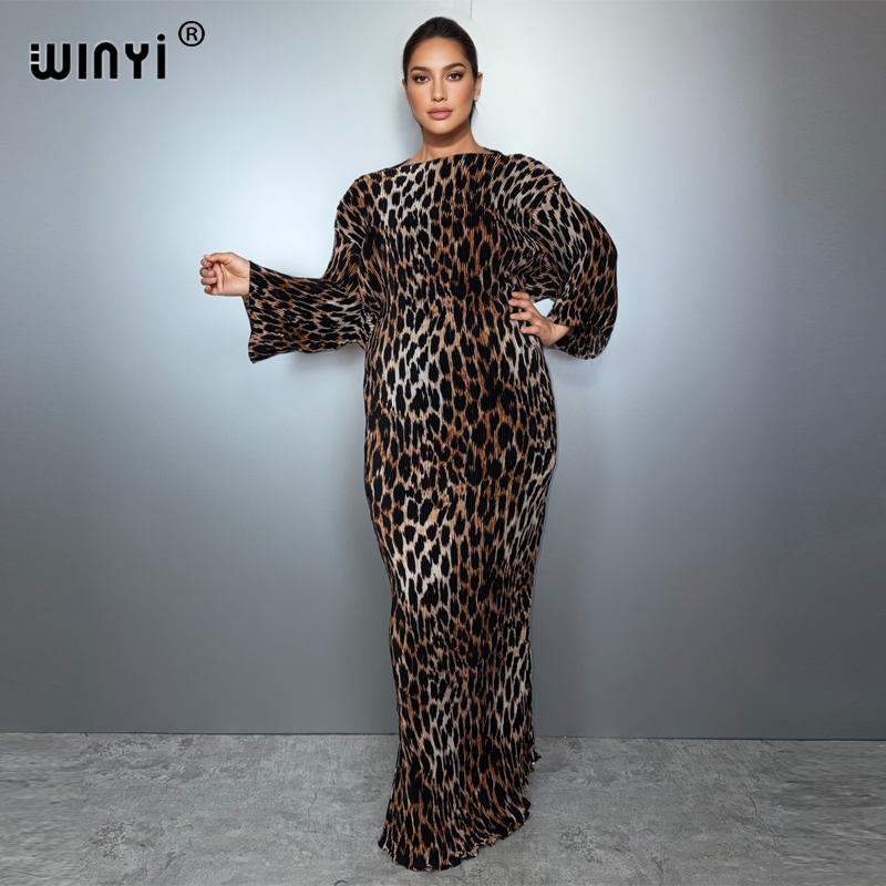 WINYI Abito Estivo Plissettato - Boho Summer Beach Maxi Dress recensione e prezzo