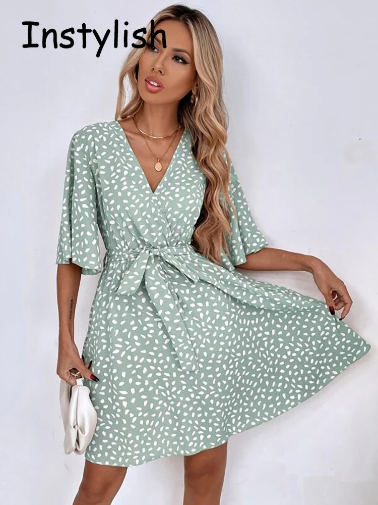 Mini abito Casual con stampa A - French Vintage Floral Midi Dress recensione e prezzo