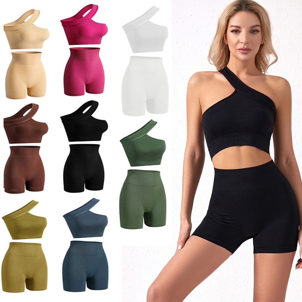 Set da allenamento da donna se - Seamless Ribbed Workout Tank Top recensione e prezzo