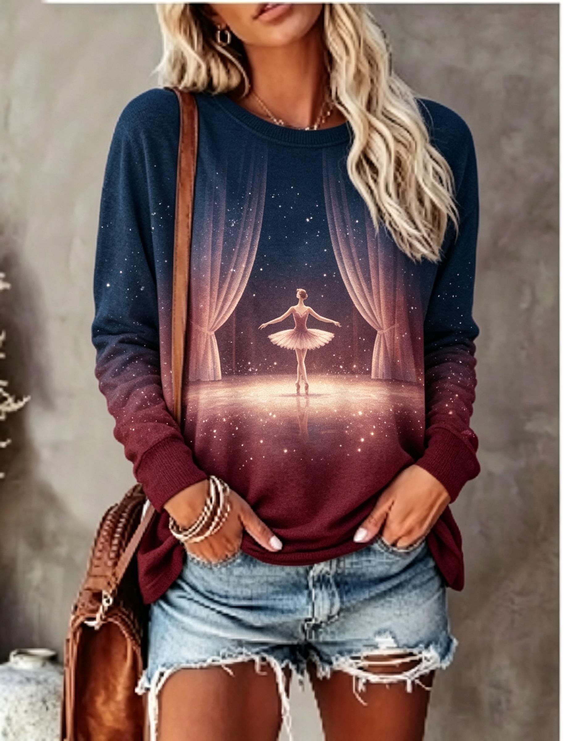 Maglietta a Maniche Lunghe da  - Blouses recensione e prezzo