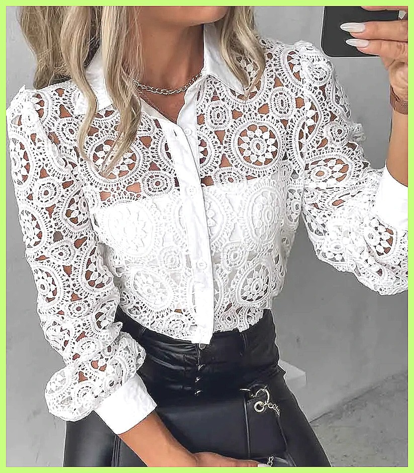 Camicia Bianca in Pizzo da Don - Blouses recensione e prezzo