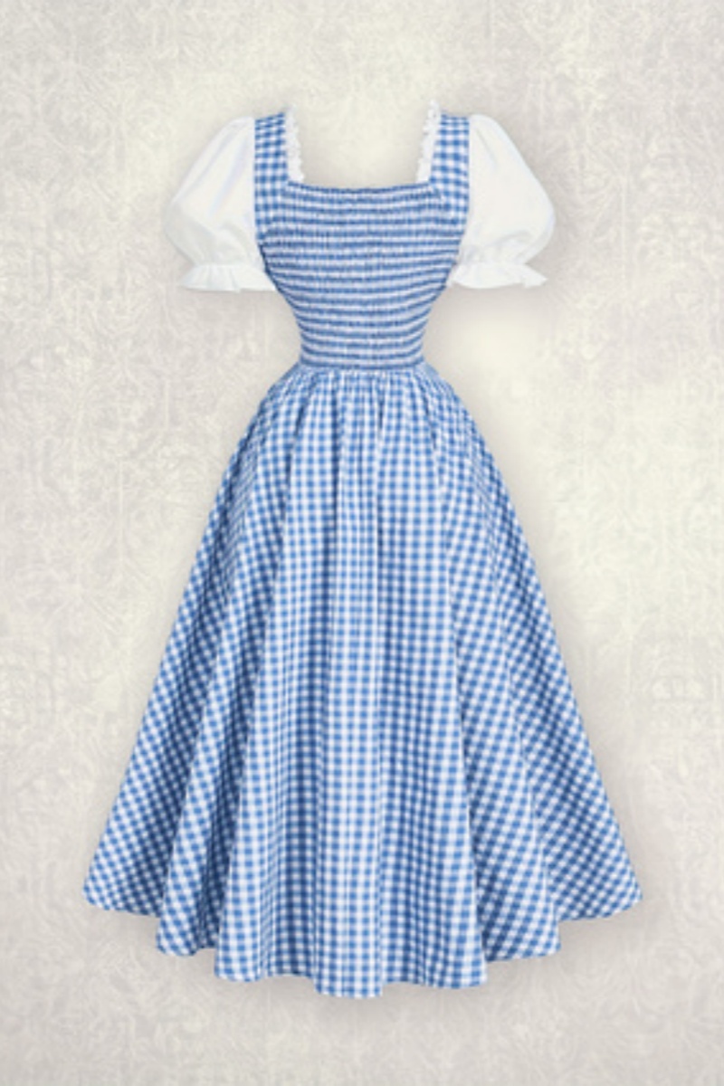 Abito da donna alla moda con c - French Vintage Floral Midi Dress recensione e prezzo